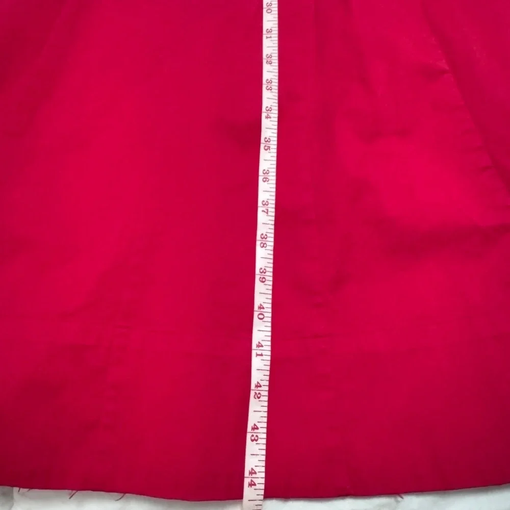 AQUA  Red Paneled Midi Dress in XS Size - Picture 6 of 11